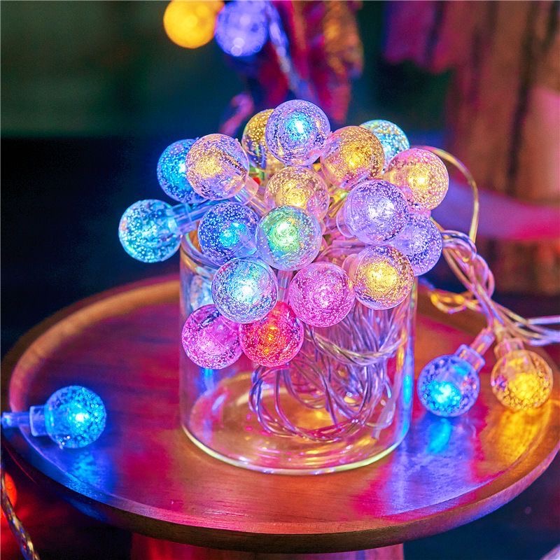 Led Fairy String Lights - Lampu senar LED warna multiwarna, lampu