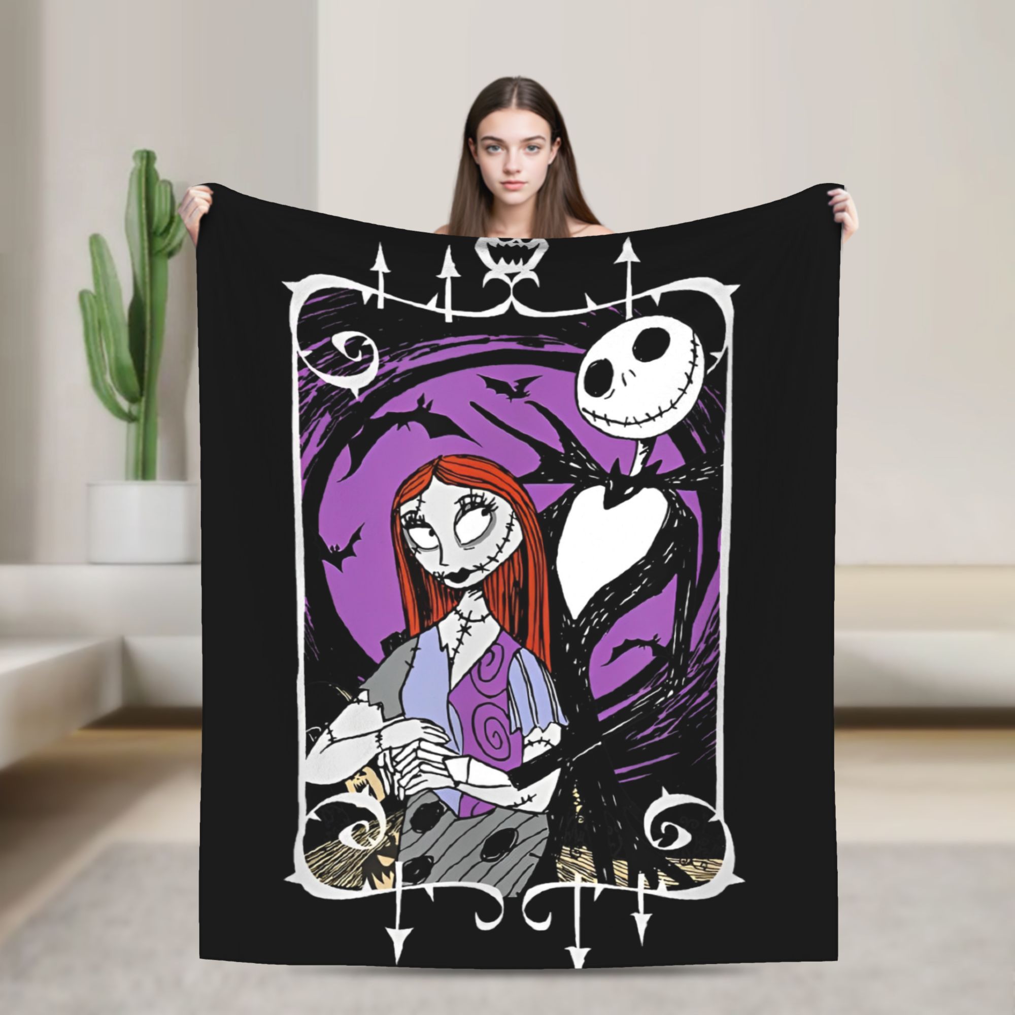 Nightmared Before Christmas Ja - Christmas Throw Blanket ulasan dan harga