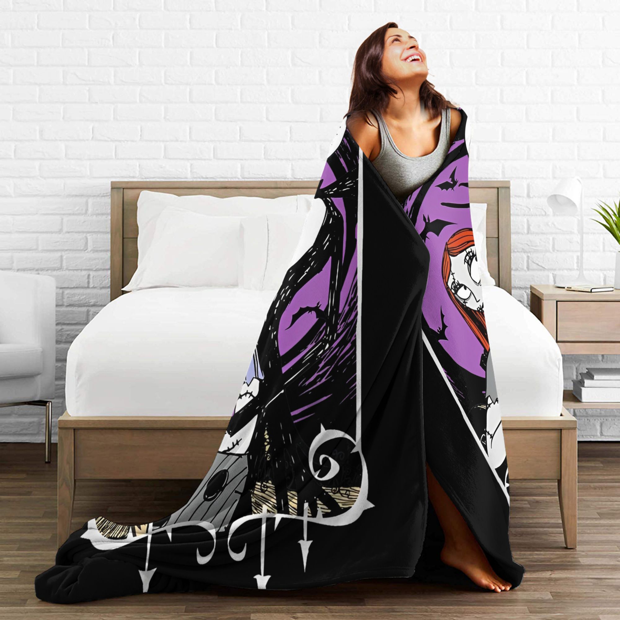 Nightmared Before Christmas Ja - Christmas Throw Blanket ulasan dan harga