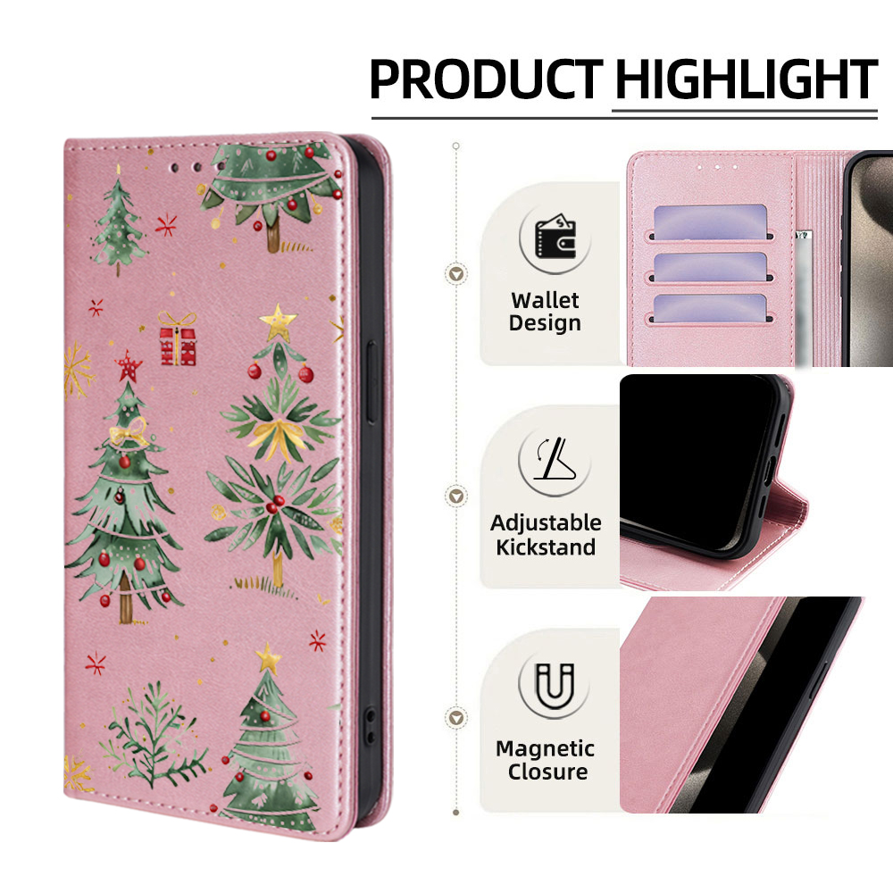 Dompet Kulit Motif Pohon Natal - Christmas Tree Artificial ulasan dan harga
