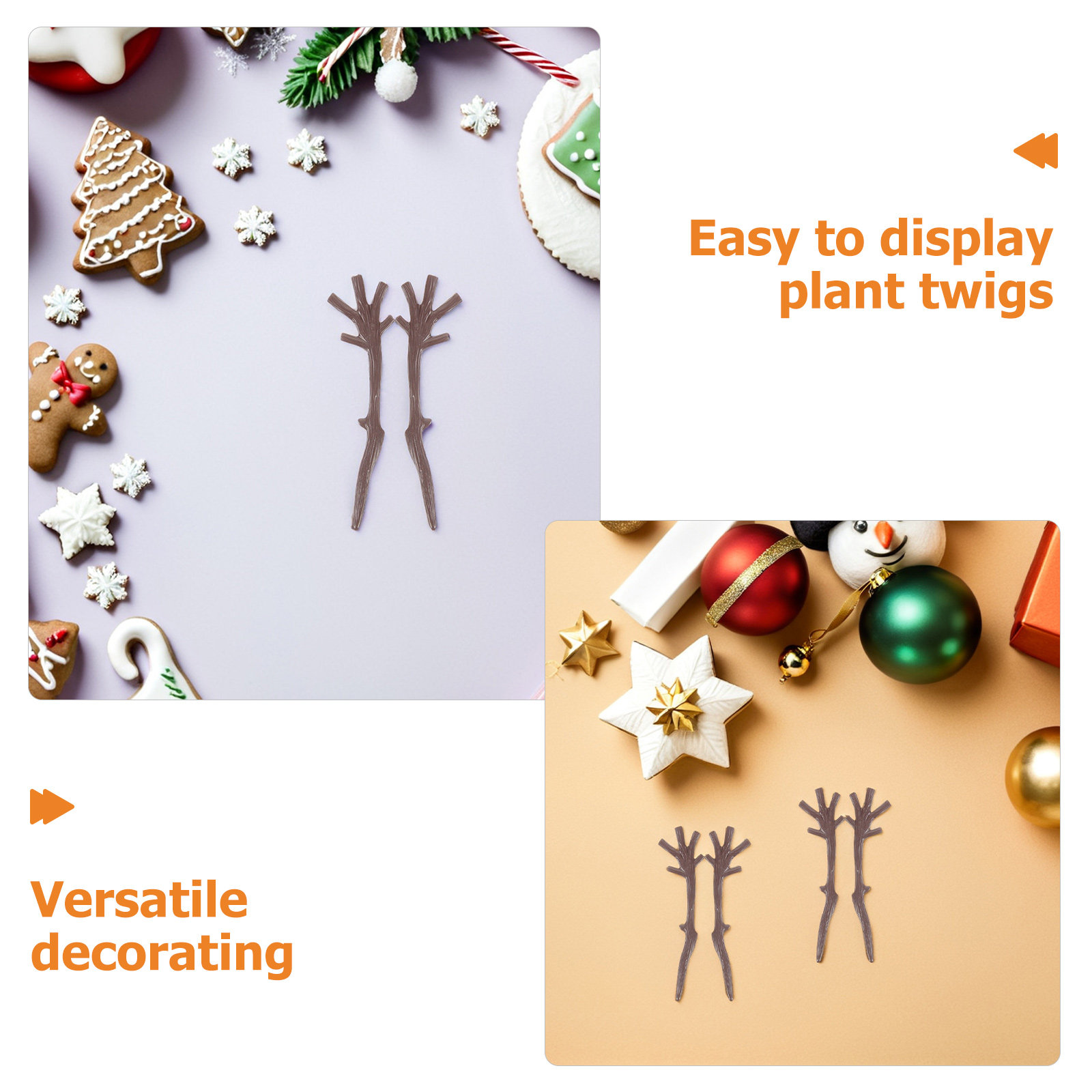 200Pcs Dekorasi Natal Ranting  - Christmas Tree Artificial ulasan dan harga