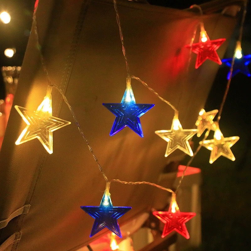 Lampu Tali LED Bintang 3 Warna - Led Fairy String Lights ulasan dan harga