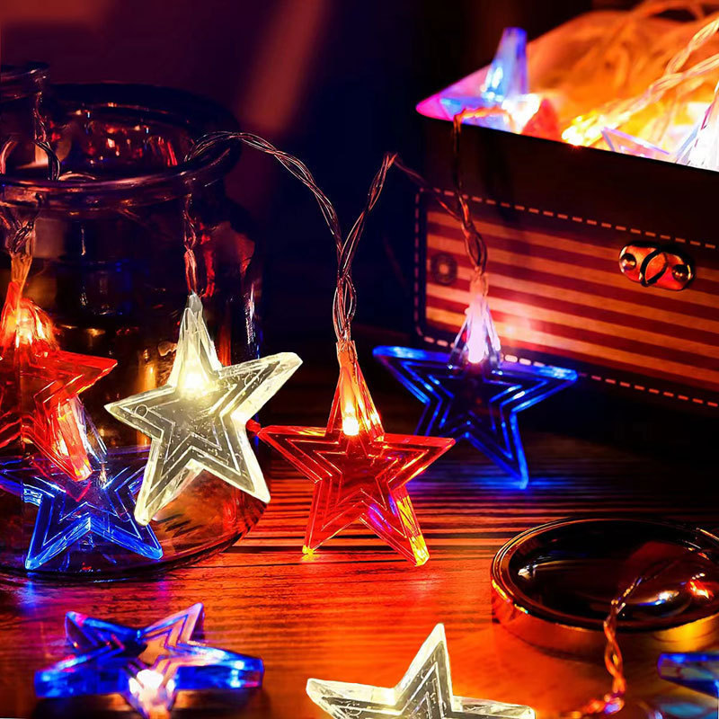 Lampu Tali LED Bintang 3 Warna - Led Fairy String Lights ulasan dan harga