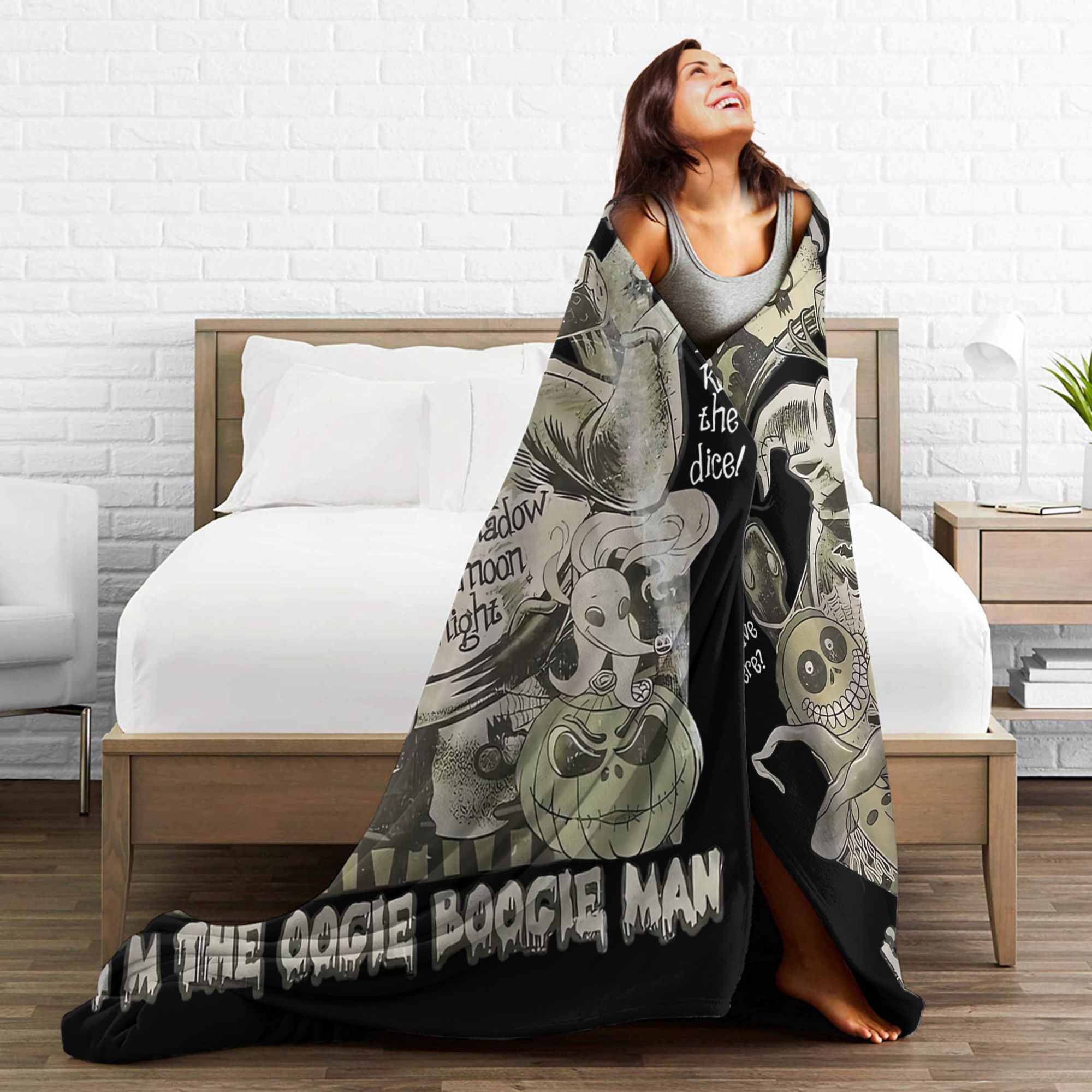 Selimut Flanel Nightmare Befor - Christmas Throw Blanket ulasan dan harga