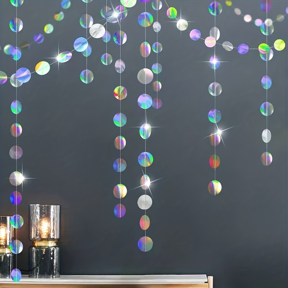 1 Buah Karangan Bunga Lingkara - Tinsel Garland Decoration ulasan dan harga