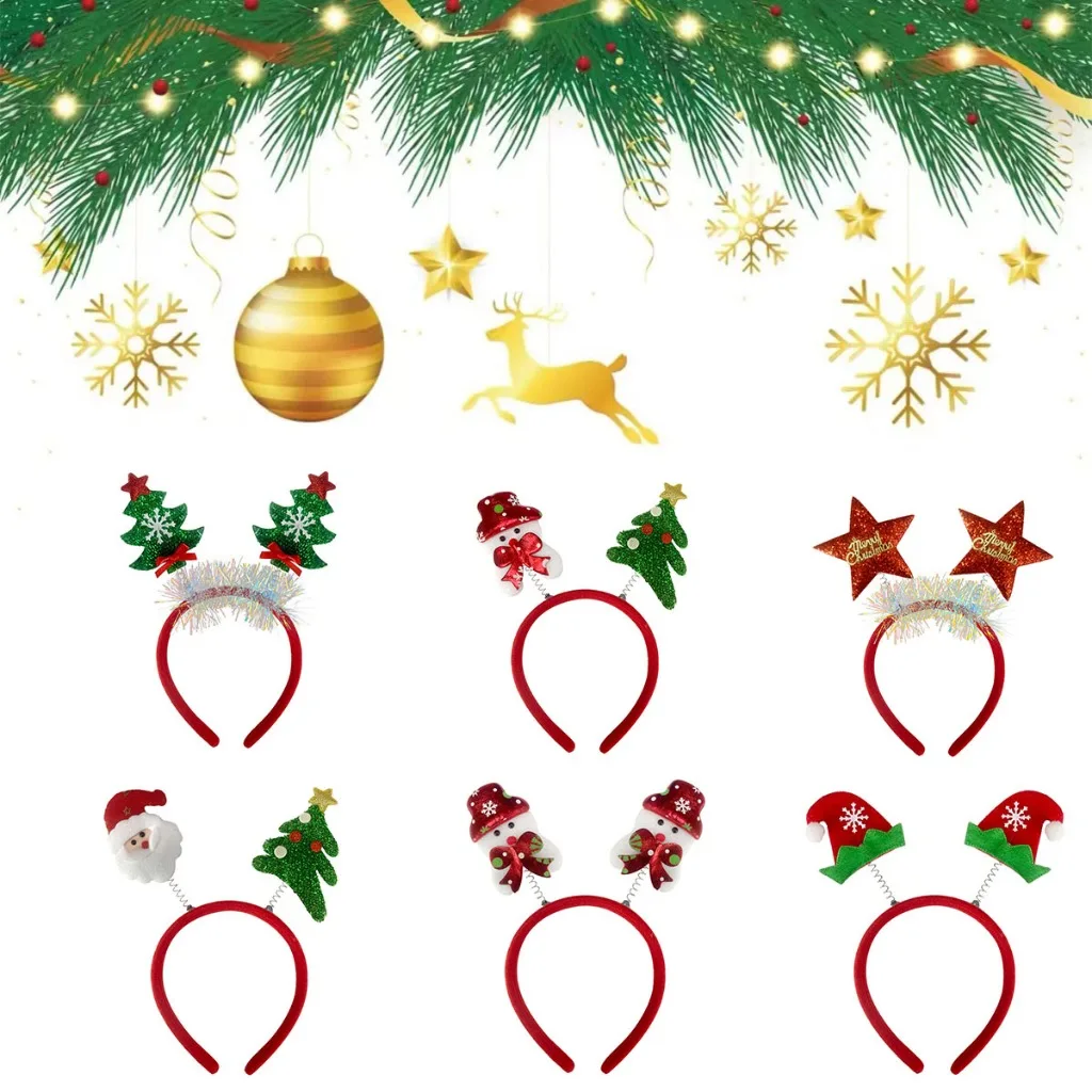 10 Buah Ikat Rambut Natal Pest - Reindeer Antlers Headband ulasan dan harga