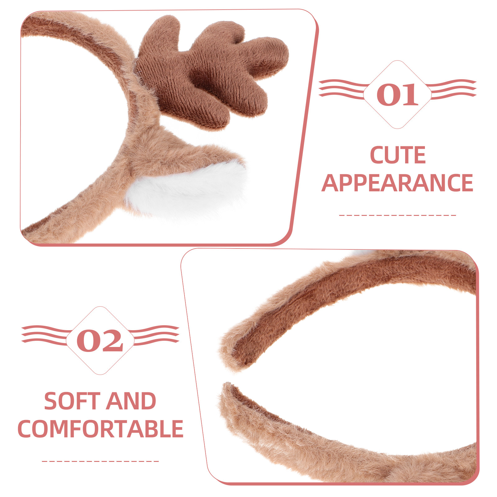 Bando Natal Tanduk Rusa Teling - Reindeer Antlers Headband ulasan dan harga