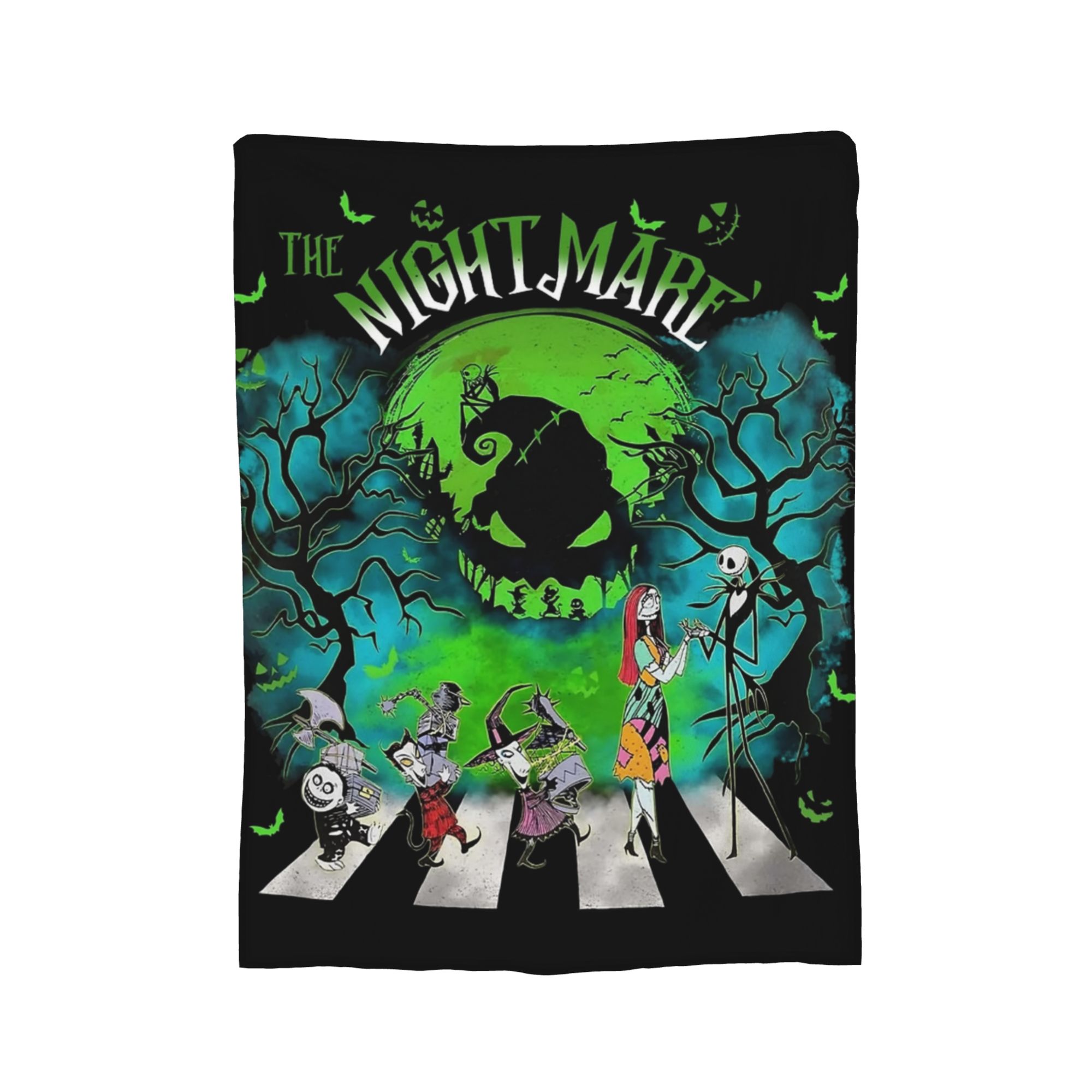 Selimut Flanel Oogie Boogie Ma - Christmas Throw Blanket ulasan dan harga